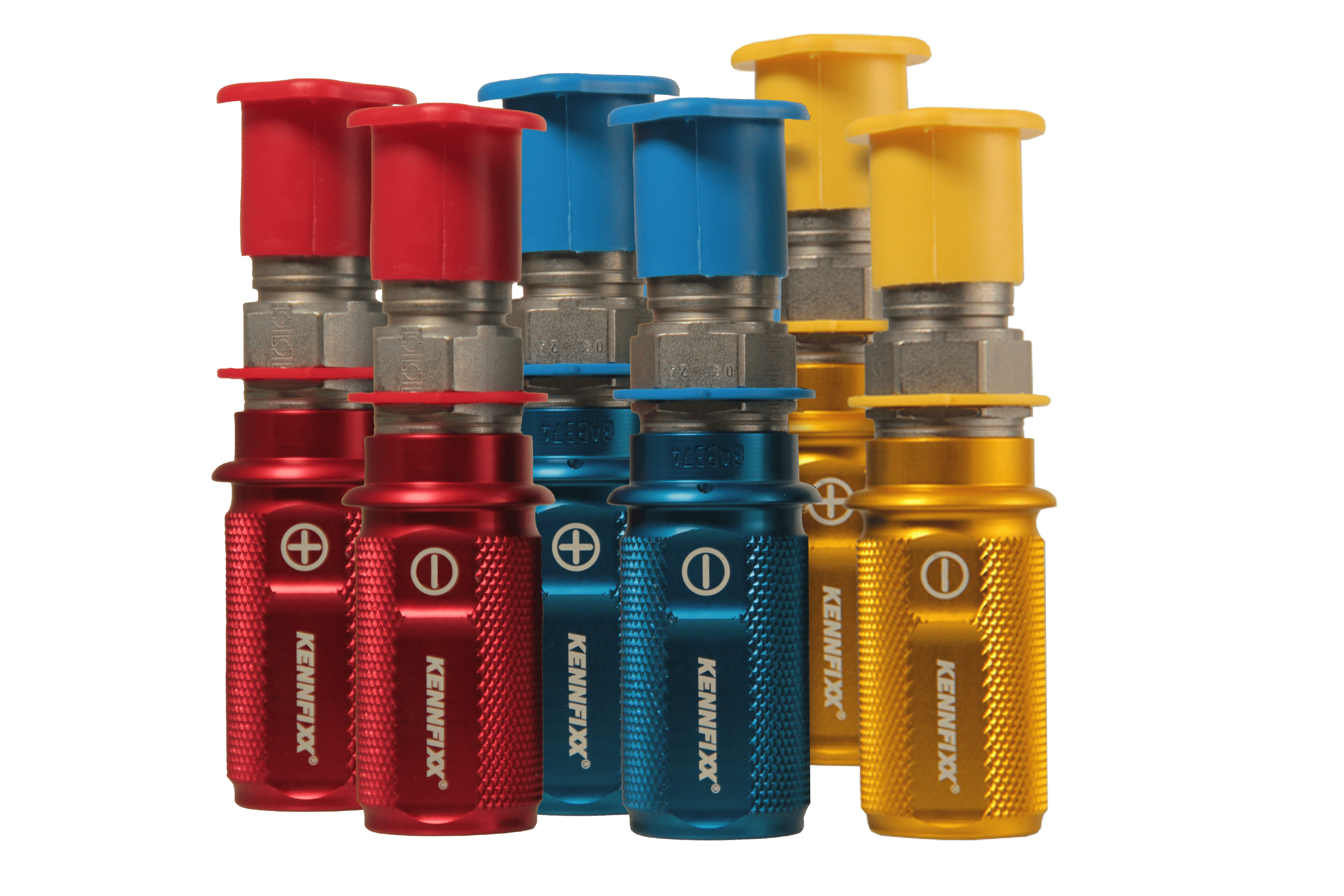 Kennfixx SET BG3 „M“ 6er-Bundle: ROT, BLAU & GELB