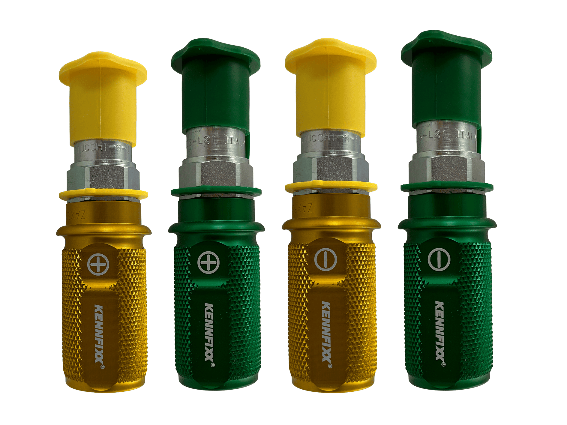 Kennfixx SET BG3 „S“ 4er-Bundle: GELB & GRÜN