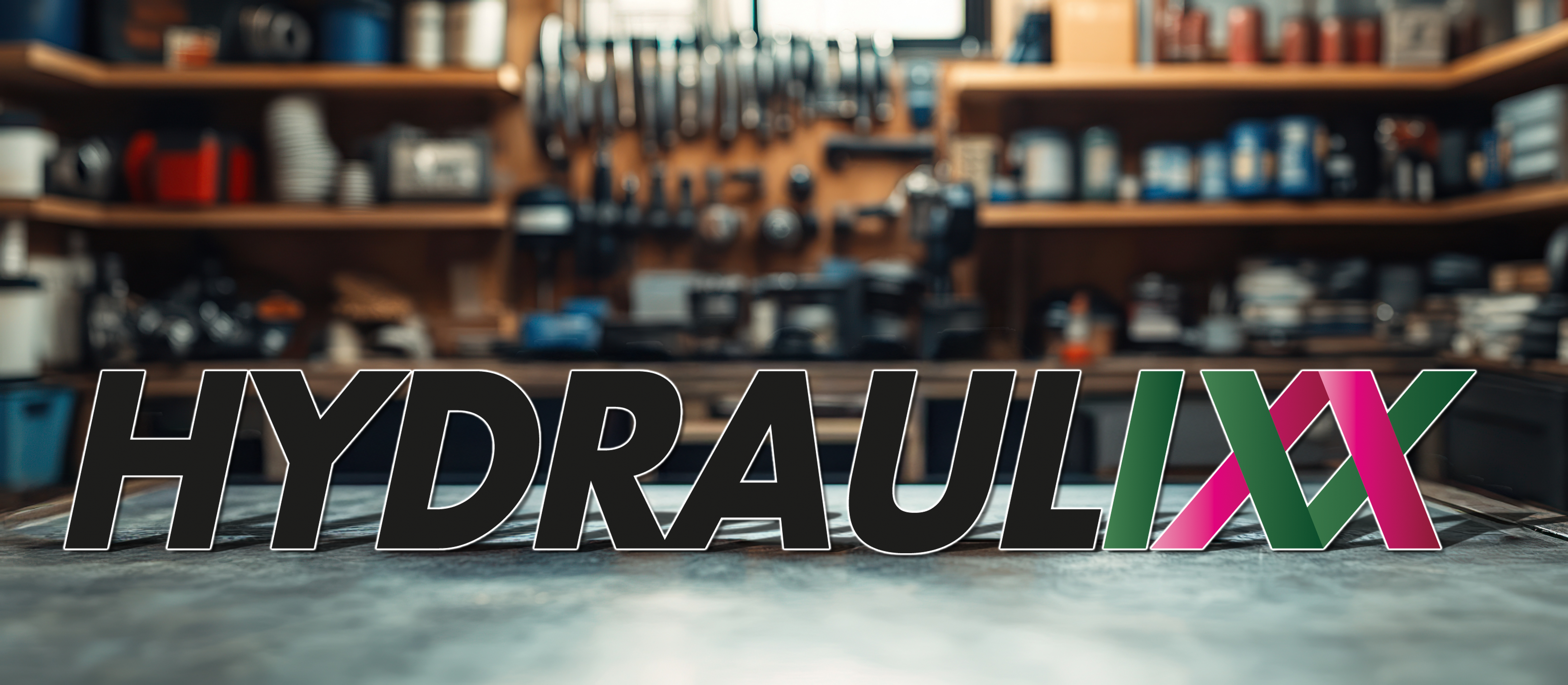 Werkstatt mit Logo Hydraulixx