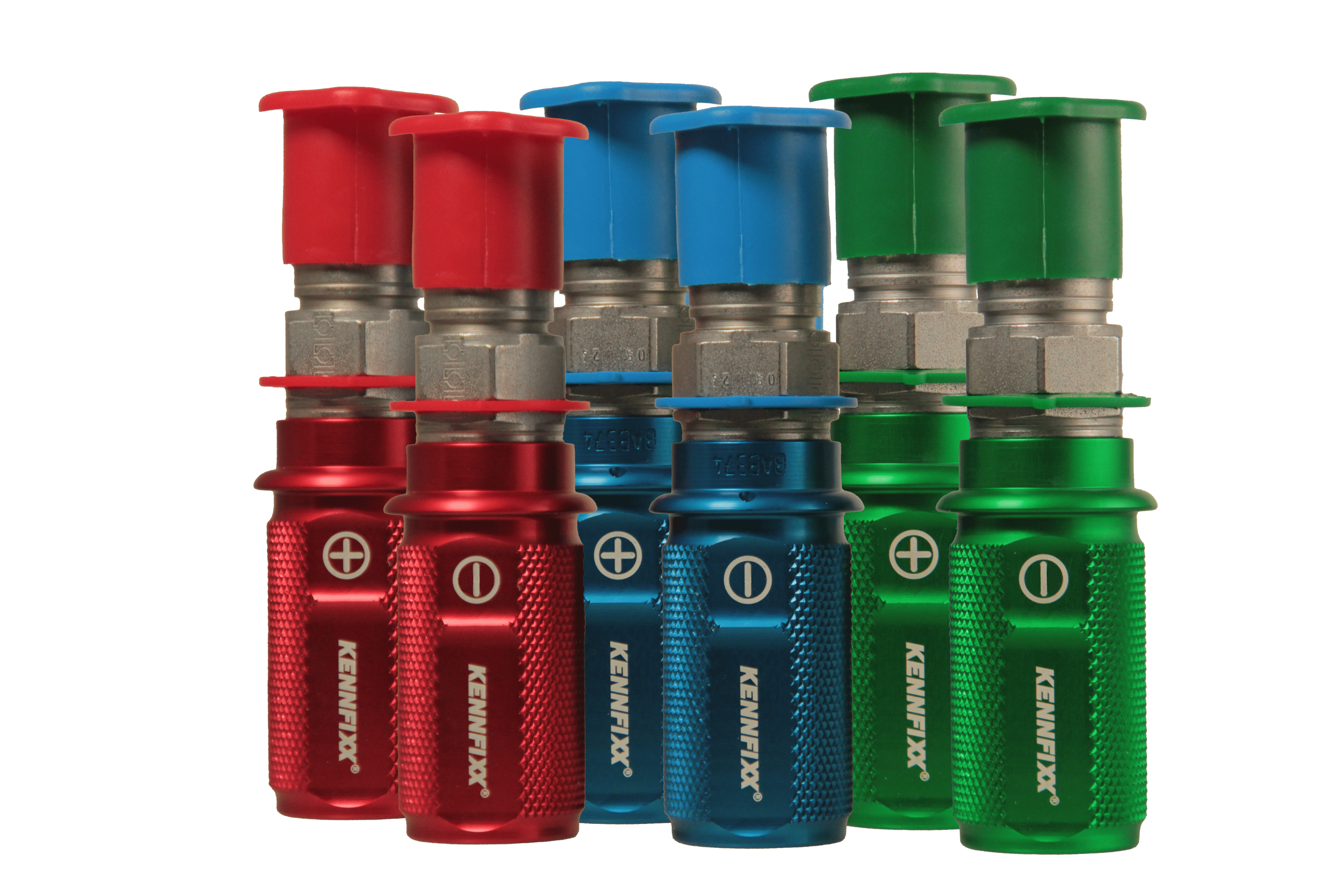 Kennfixx SET BG3 „M“ 6er-Bundle: ROT, BLAU & GRÜN