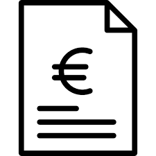 Zeichnung Doument mit EuroZeichen