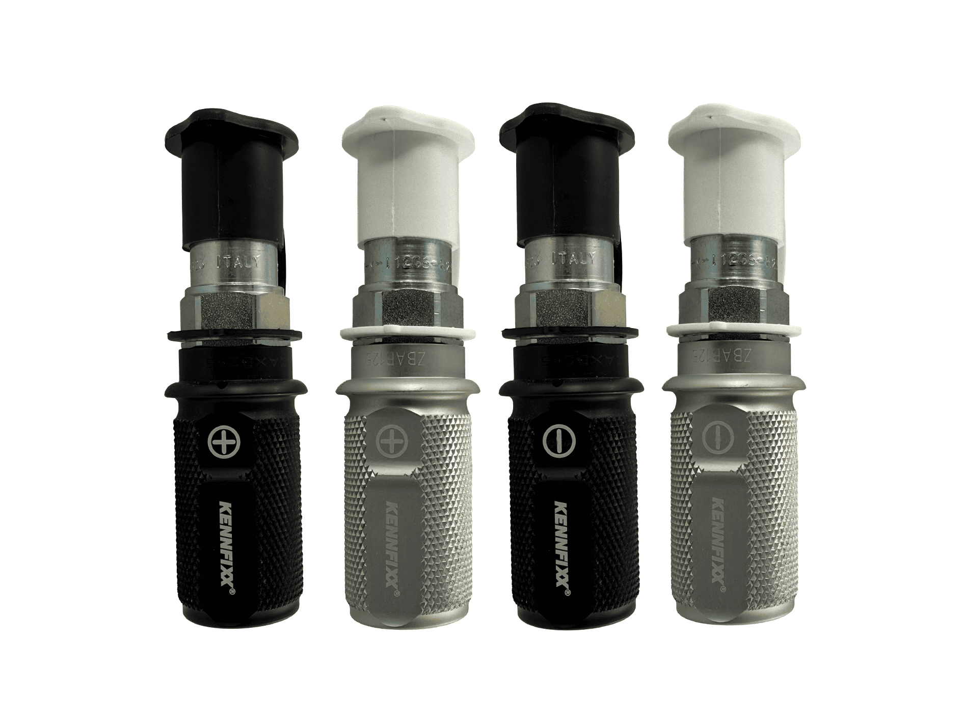 Kennfixx SET BG3 „S“ 4er-Bundle: SCHWARZ & WEISS